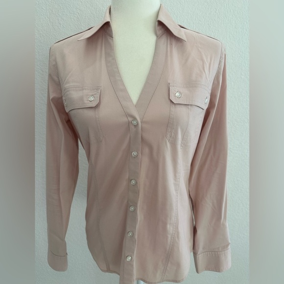 Express Light Pink Button-Down Shirt - Picture 1 of 5
